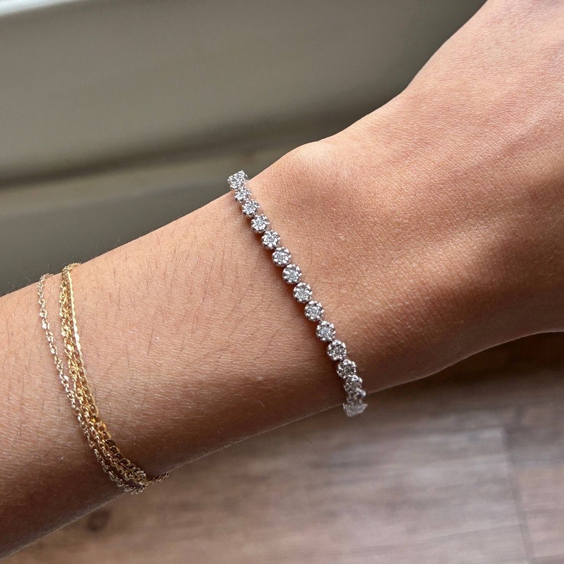 Adjustable Diamond Bracelet