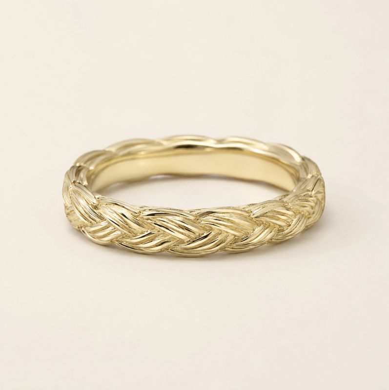 Braided Golden Band