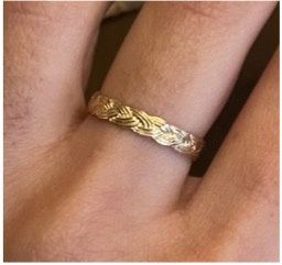 Braided Golden Band