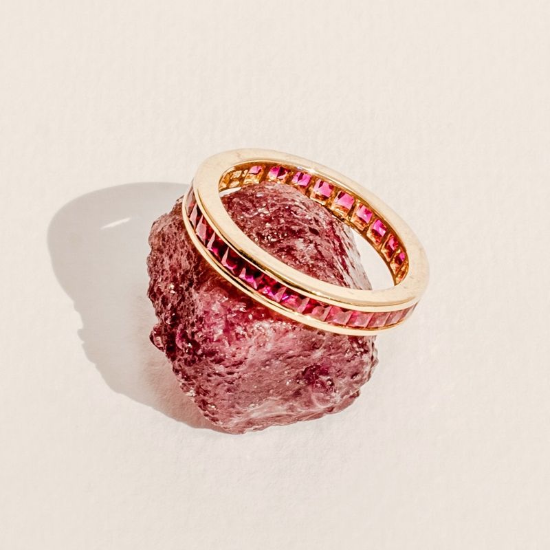 Ruby Inlay Ring