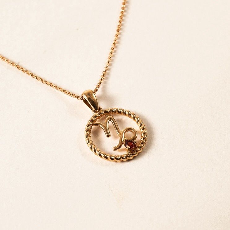 Capricorn Zodiac Necklace