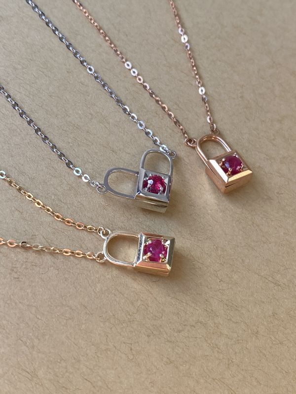 Heart and Lock Necklace