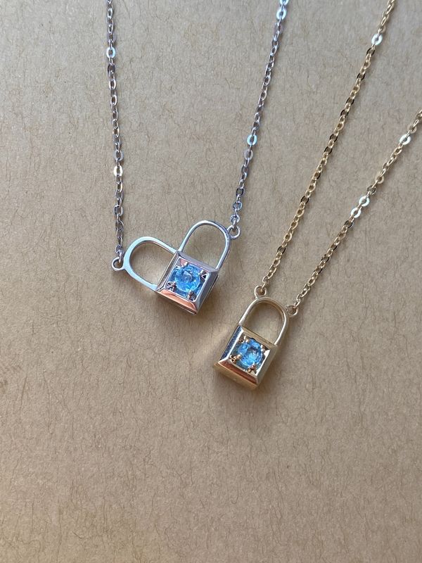 Heart and Lock Necklace