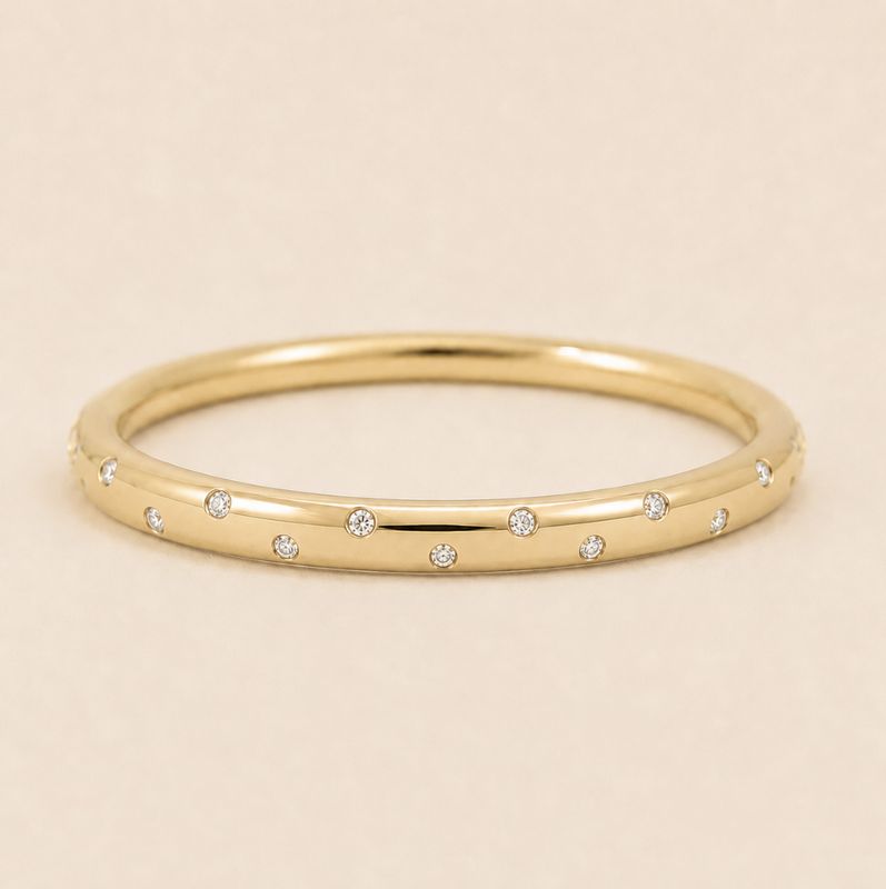 Golden Polka Dot Ring