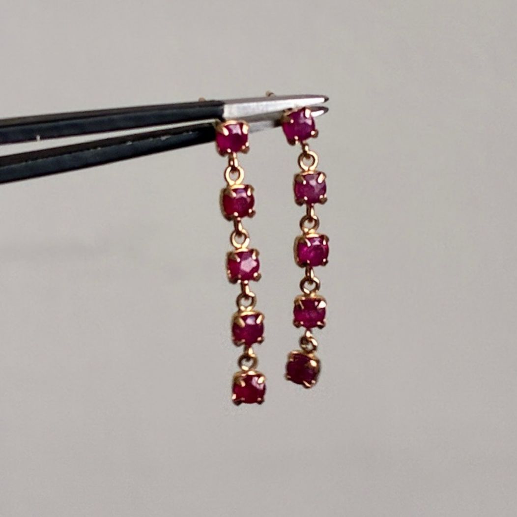 Ruby Dot Dangle
