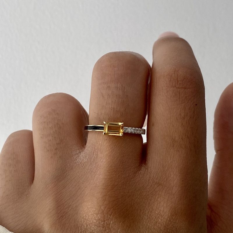 Honey Baguette Ring