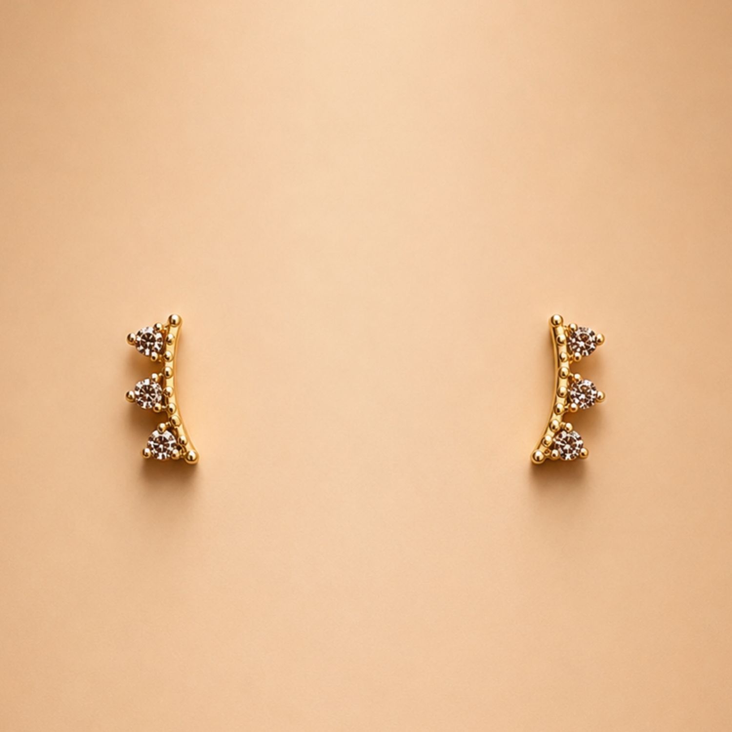 Diamond Spike Studs