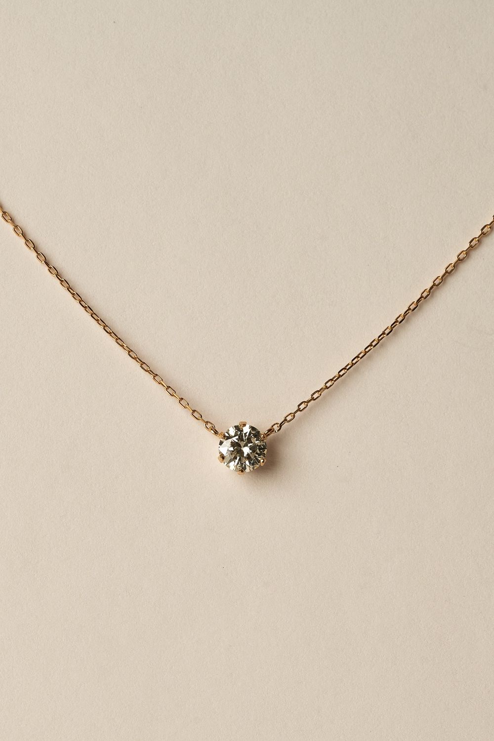 Mini Diamond Pendant Necklace