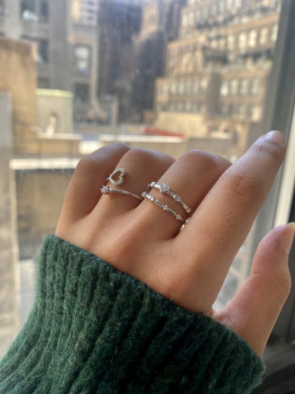 Diamond Heart Band