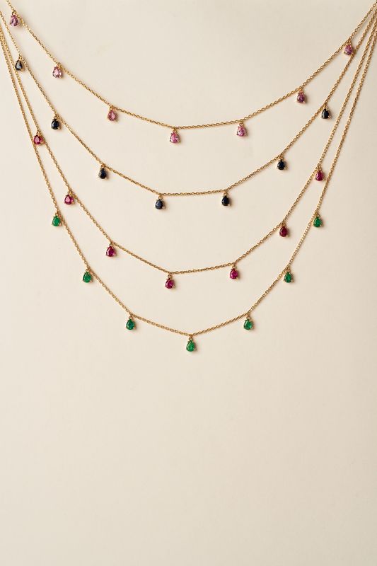 Teardrop Dangle Necklace