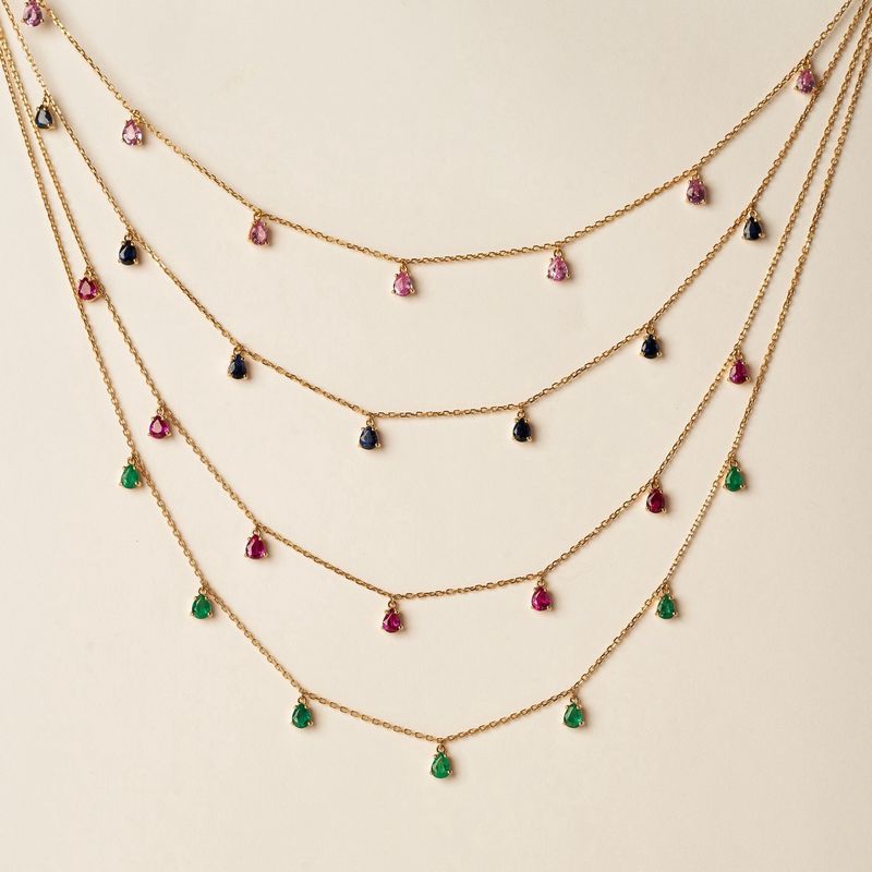 Teardrop Dangle Necklace