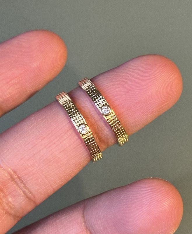 Golden Track Ring