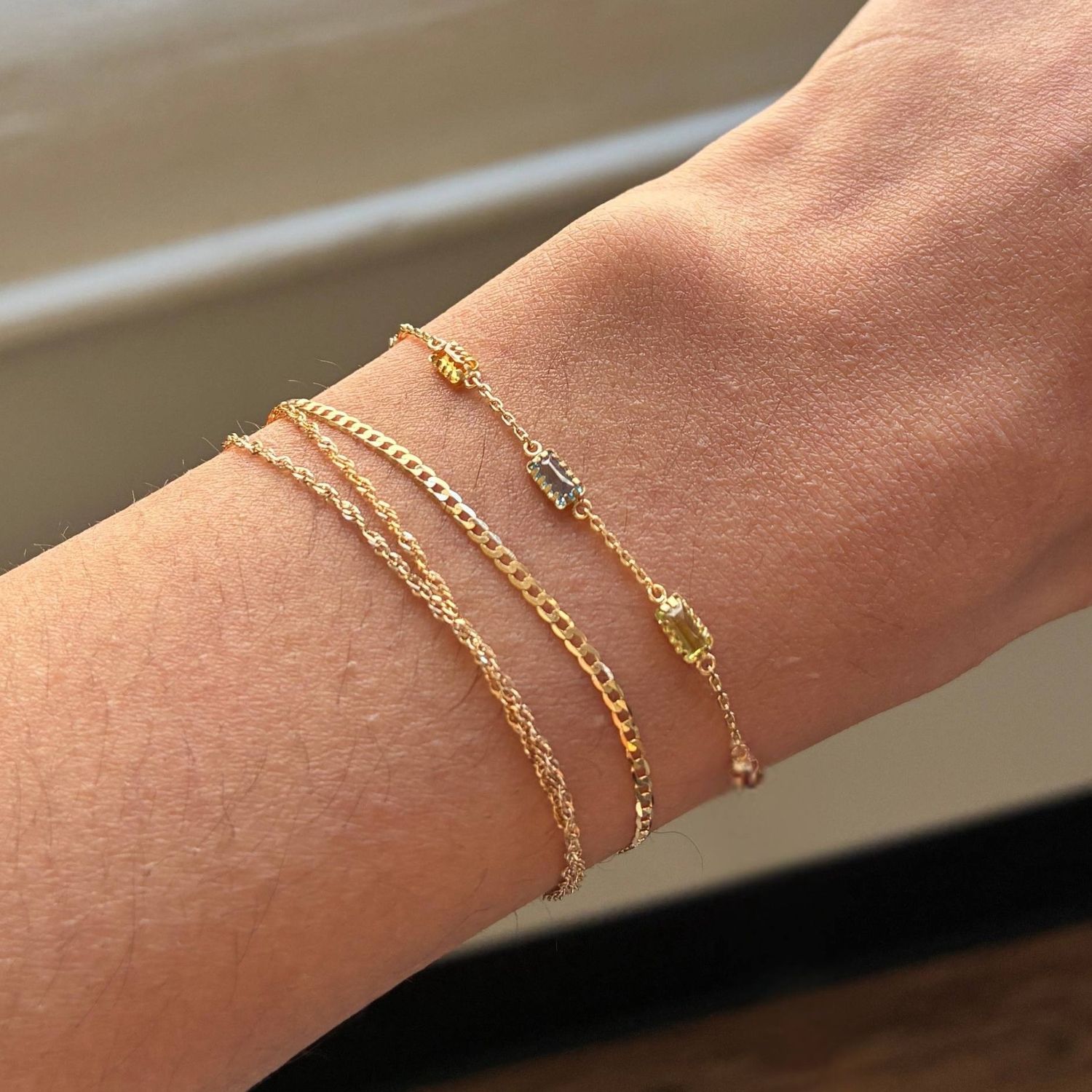 Mini Baguette Multi Bracelet