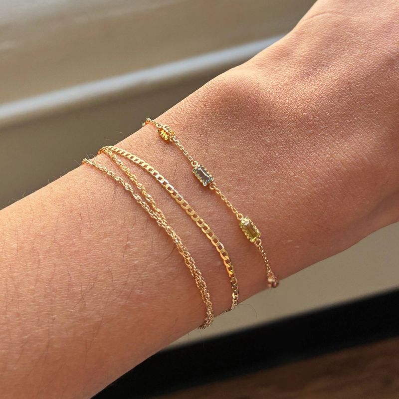 Mini Baguette Multi Bracelet