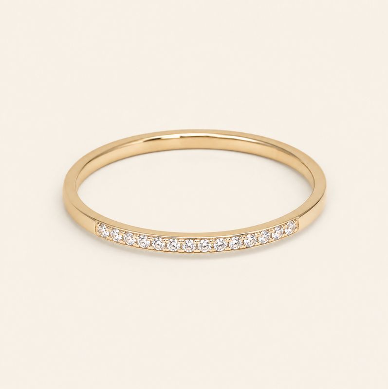 Mini Diamond Stripe Ring