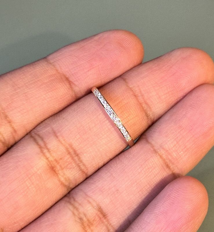 Mini Diamond Stripe Ring