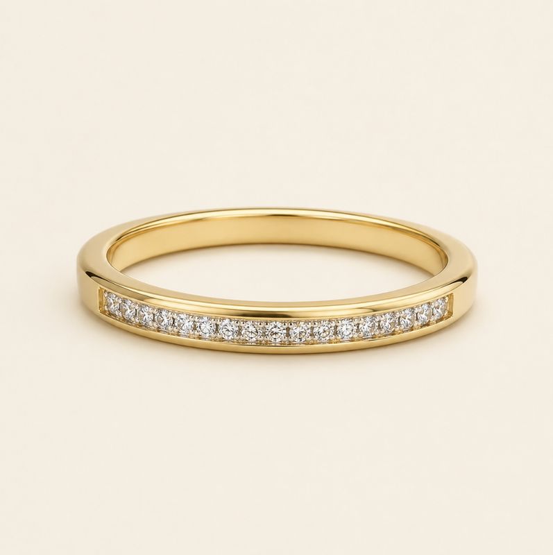 Diamond Stripe Ring