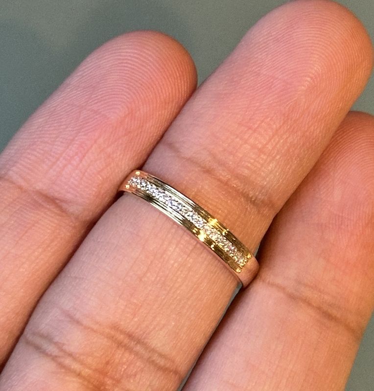 Diamond Stripe Ring