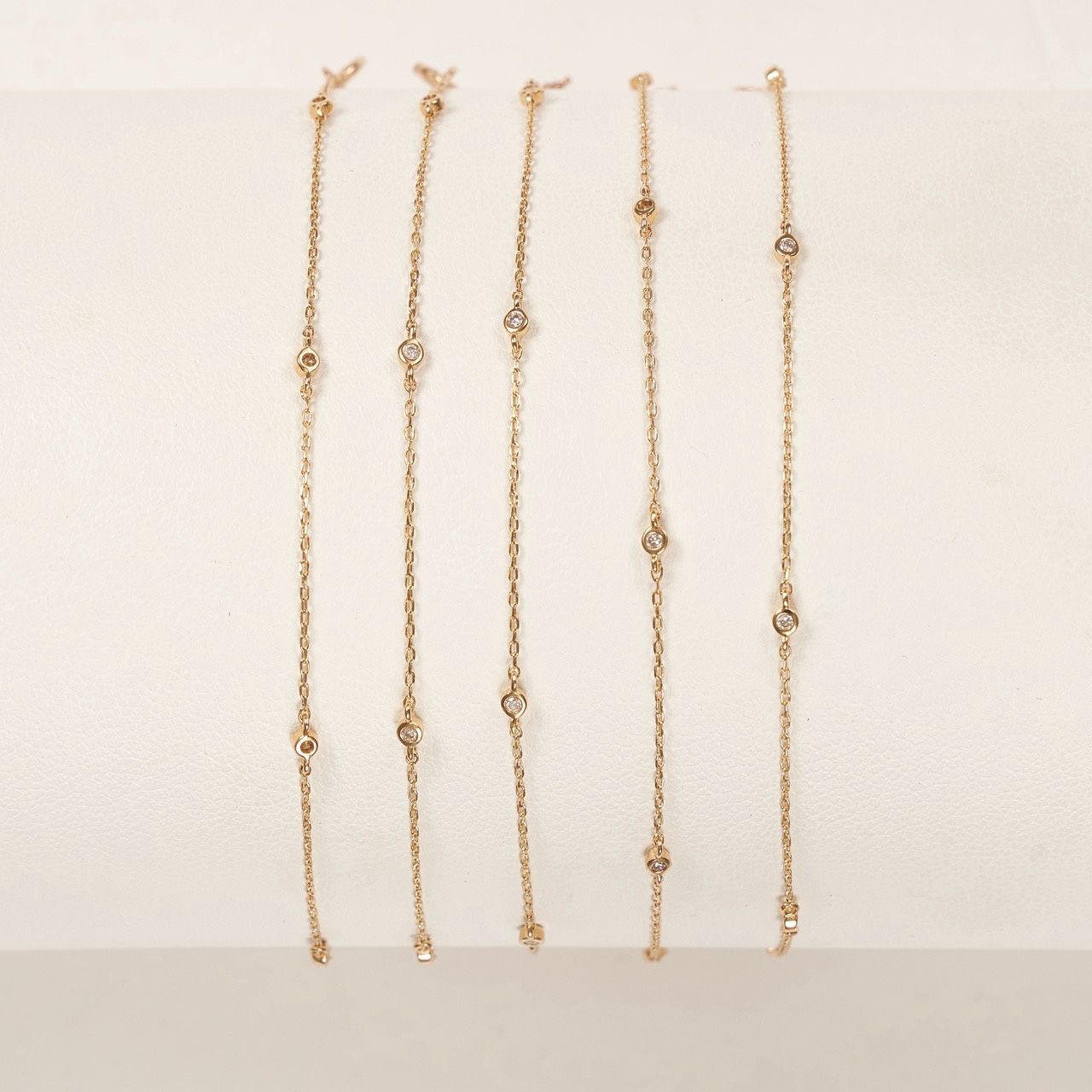 Dainty diamond bracelet