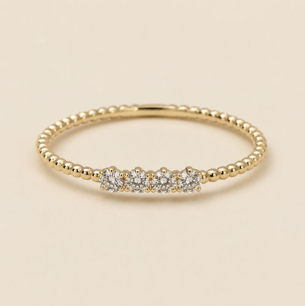 Bubble Diamond Band