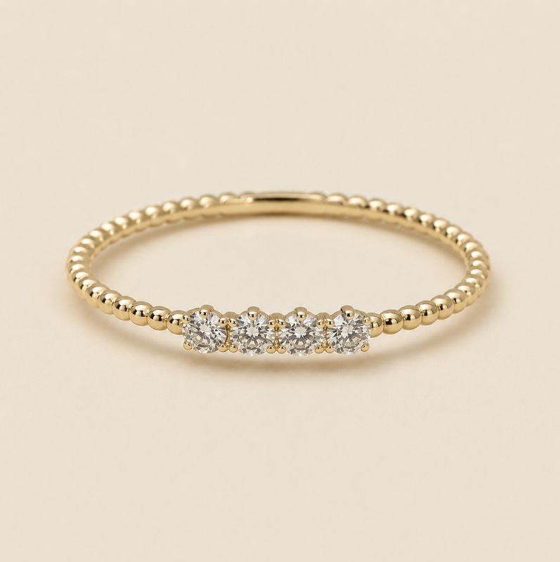 Bubble Diamond Band