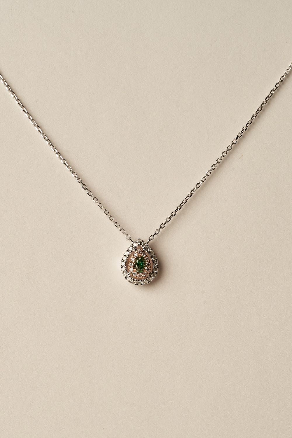 Green Diamond Pendant