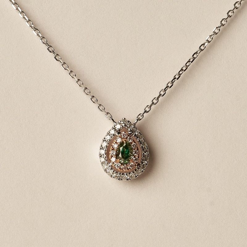 Green Diamond Pendant