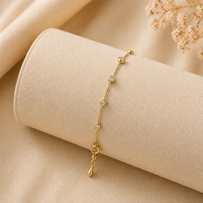 Mini Diamond Station Bracelet