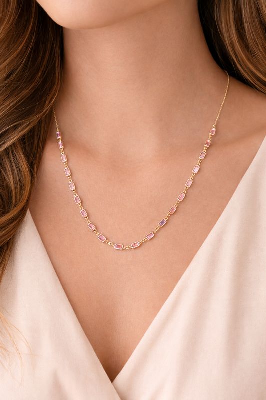Sapphire Bezel Chain