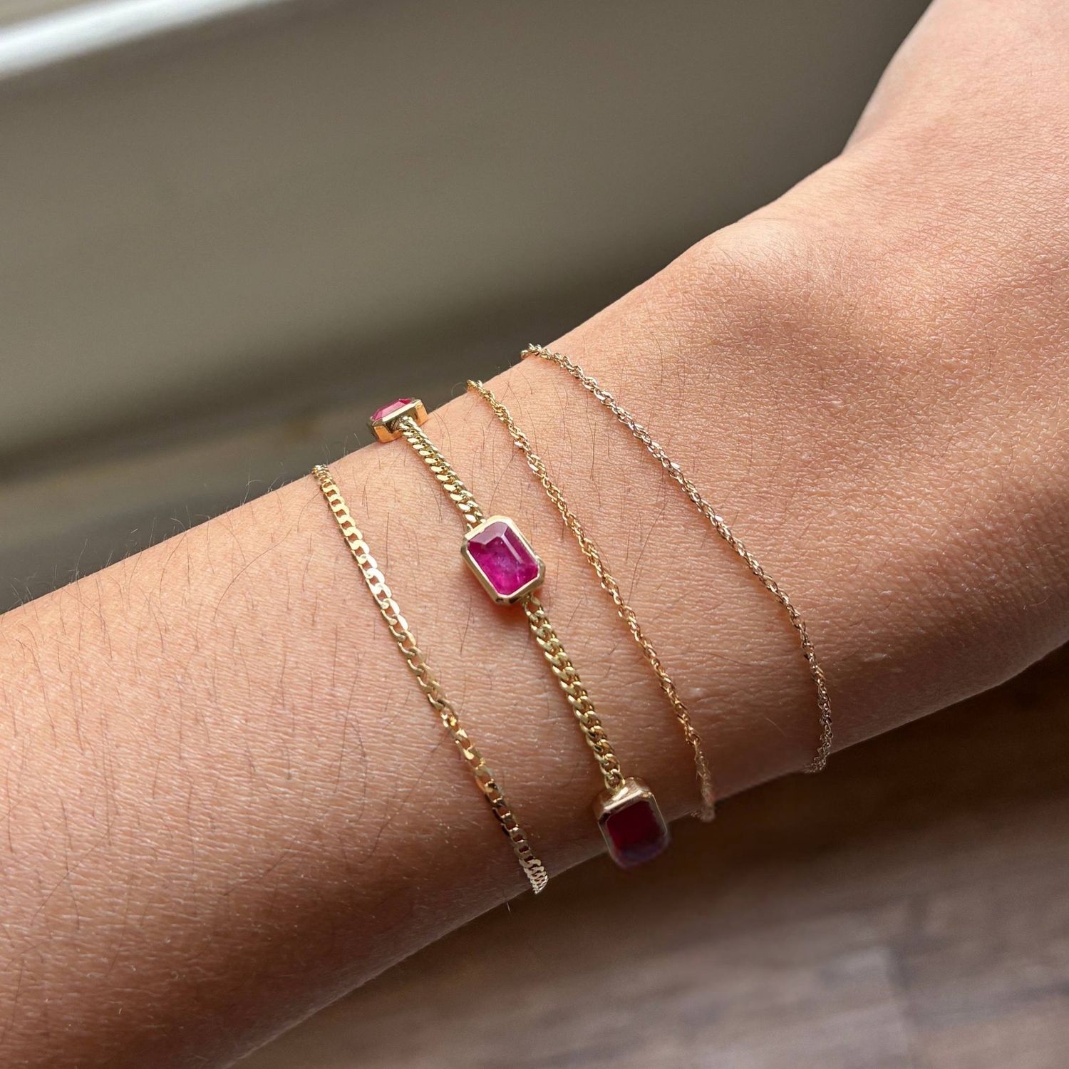 Ruby Station Bracelet