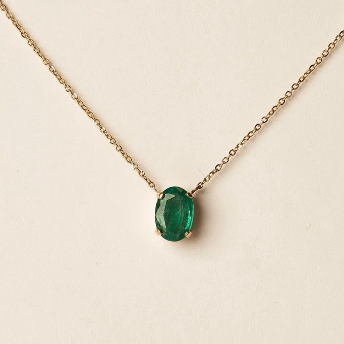 Mini Emerald Necklace
