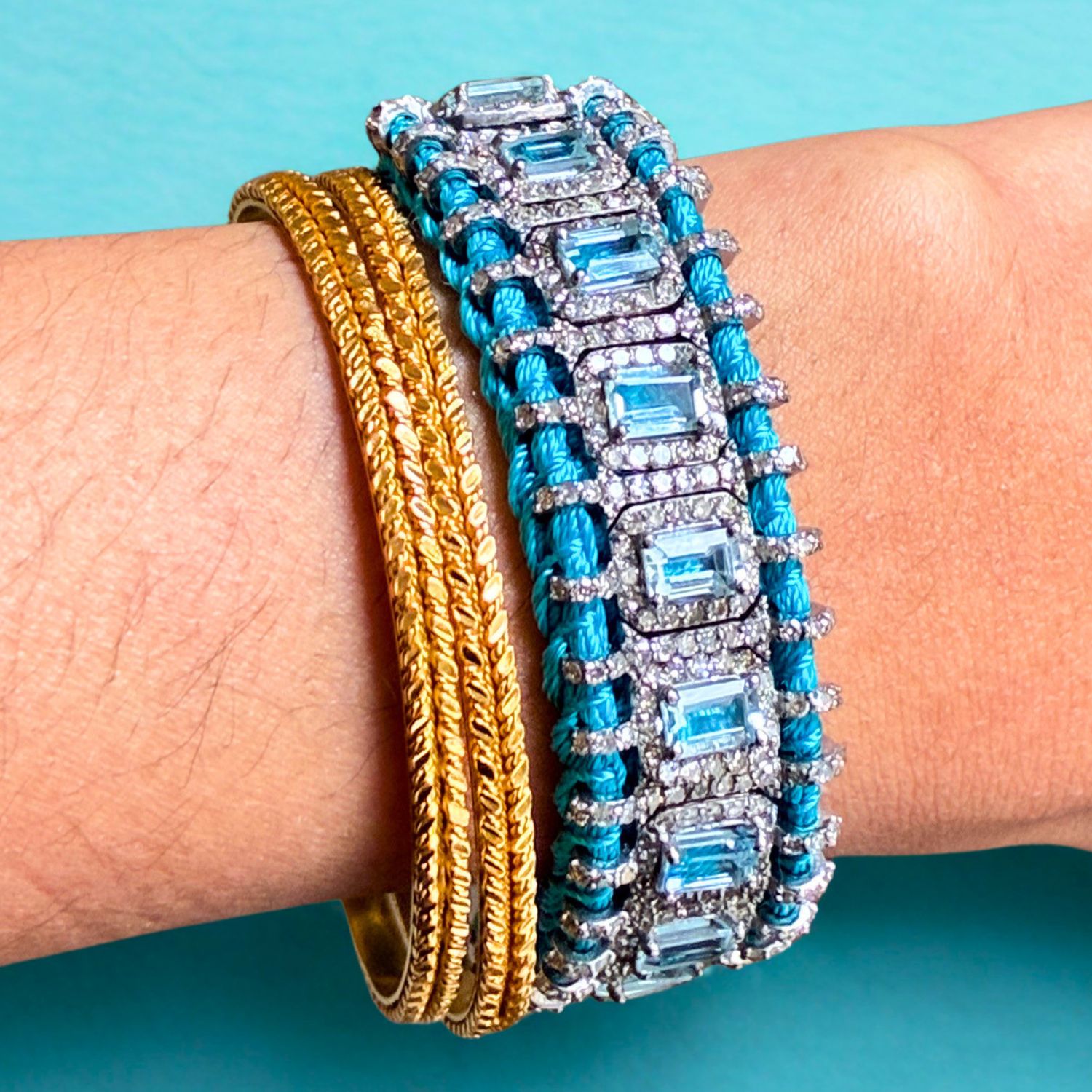 Aquarelle Macrame Bracelet