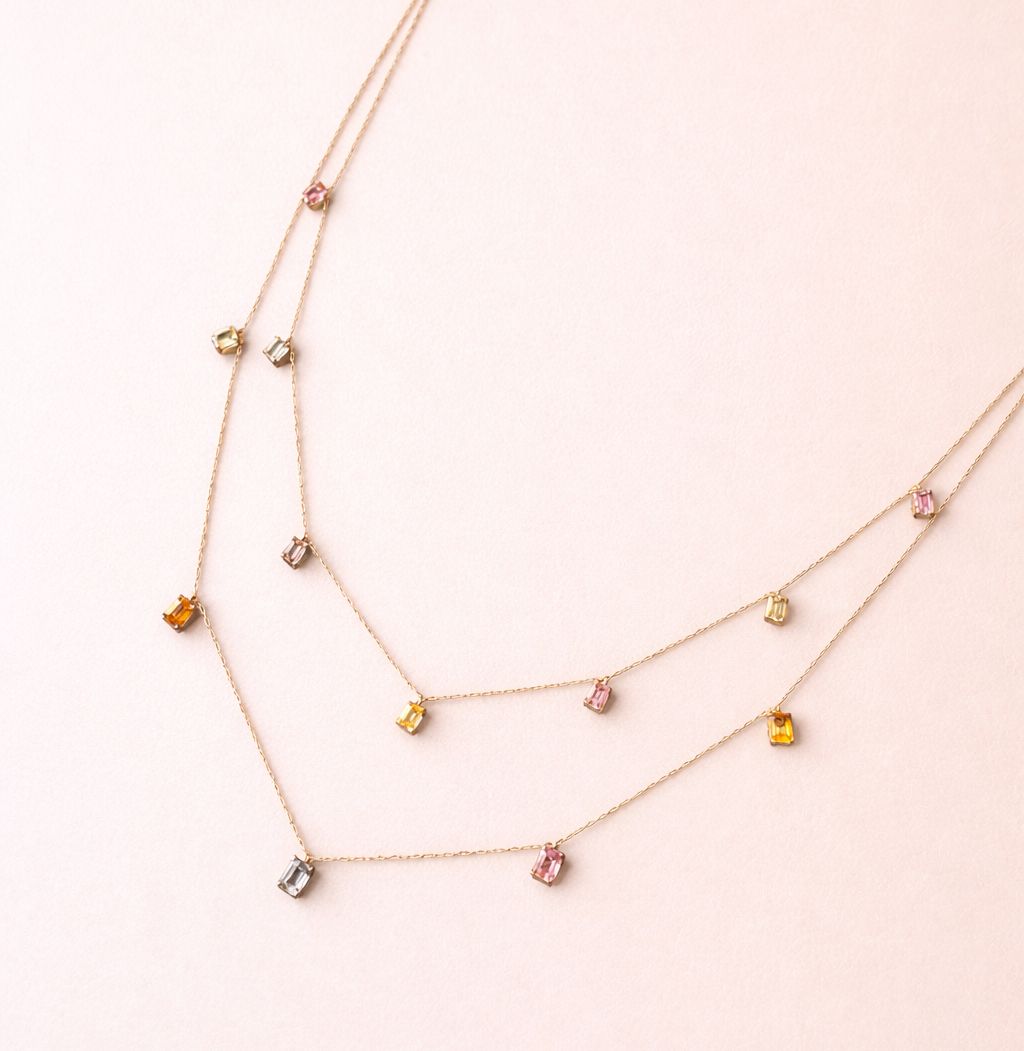 Sapphire Dangle Necklace