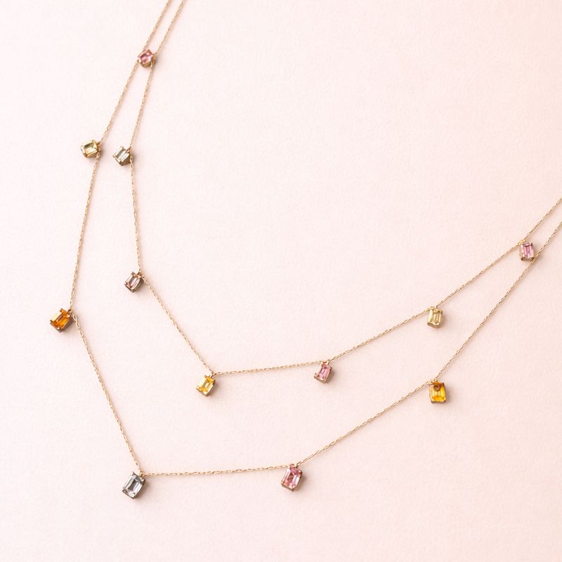 Sapphire Dangle Necklace