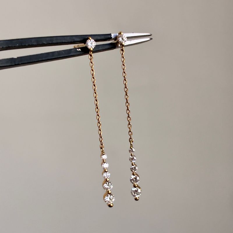 Diamond Drizzle Studs