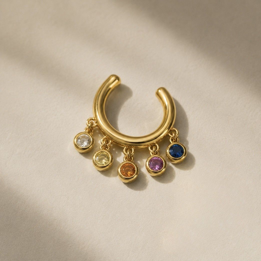 Rainbow Ear Cuffs