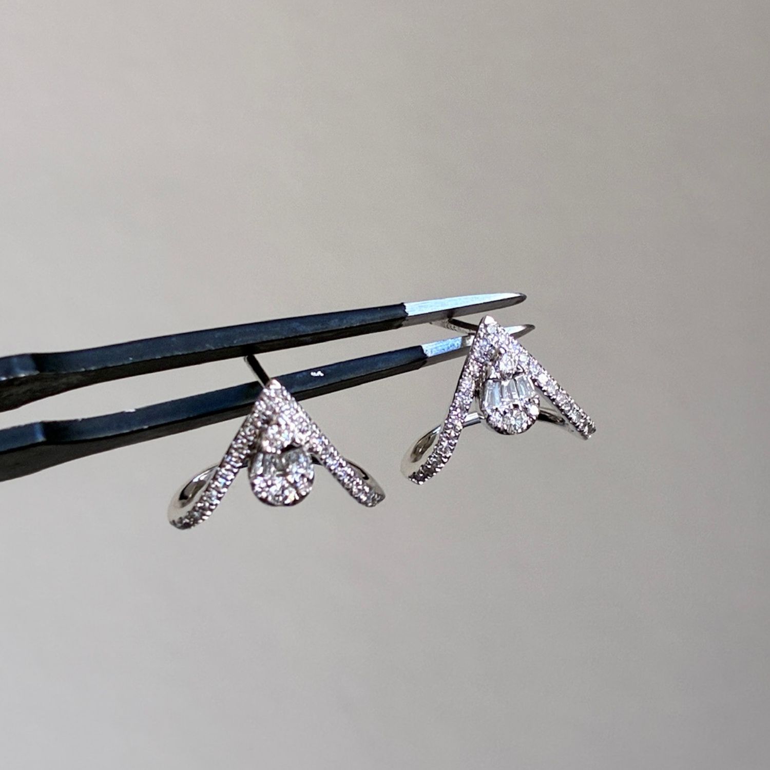 Diamond Wraparound Studs
