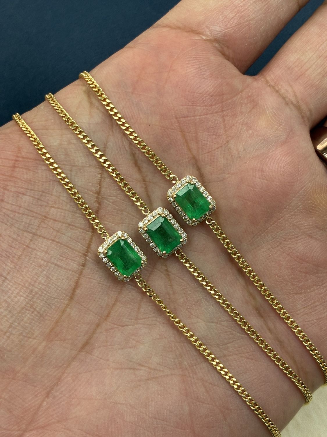 SB302 14KY EM-1.2ct D-0.14cts/3.02g