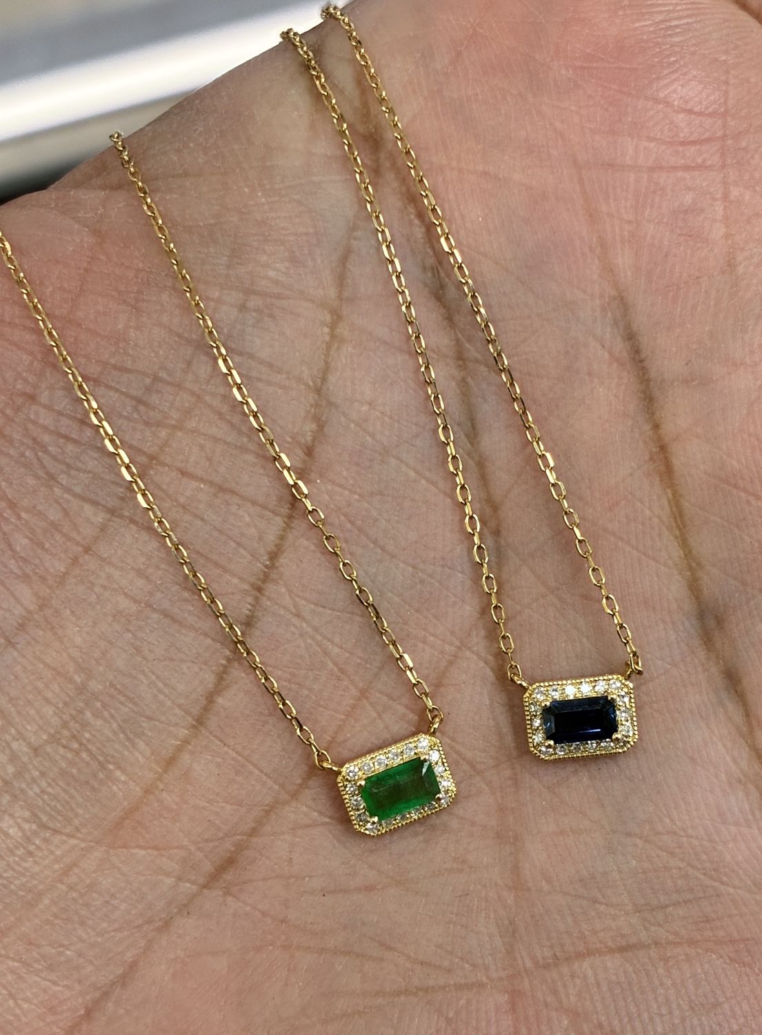 Solitaire Gemstone Necklace