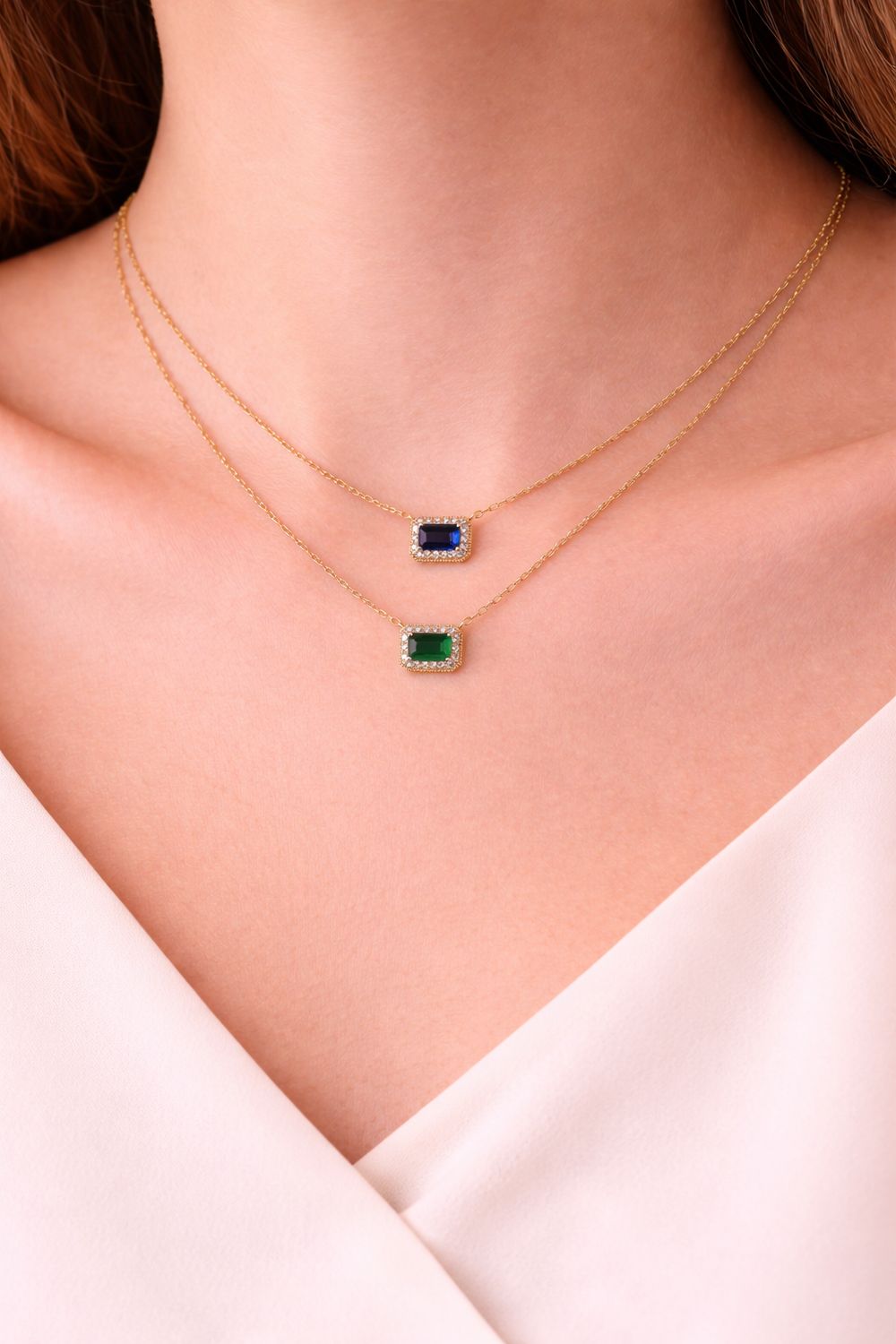 Solitaire Gemstone Necklace