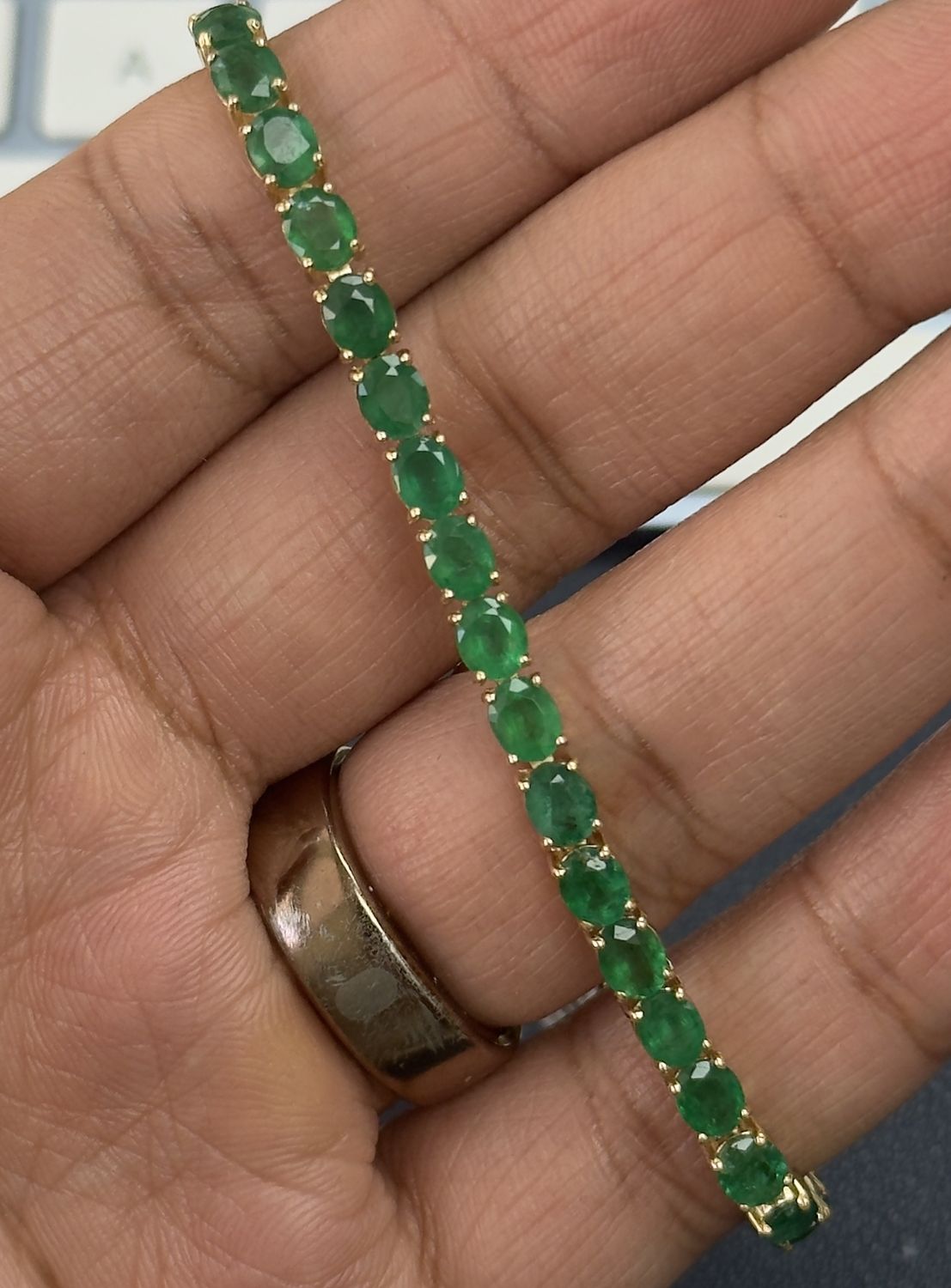 SB312 14KY EM-10.89ct/9.63g