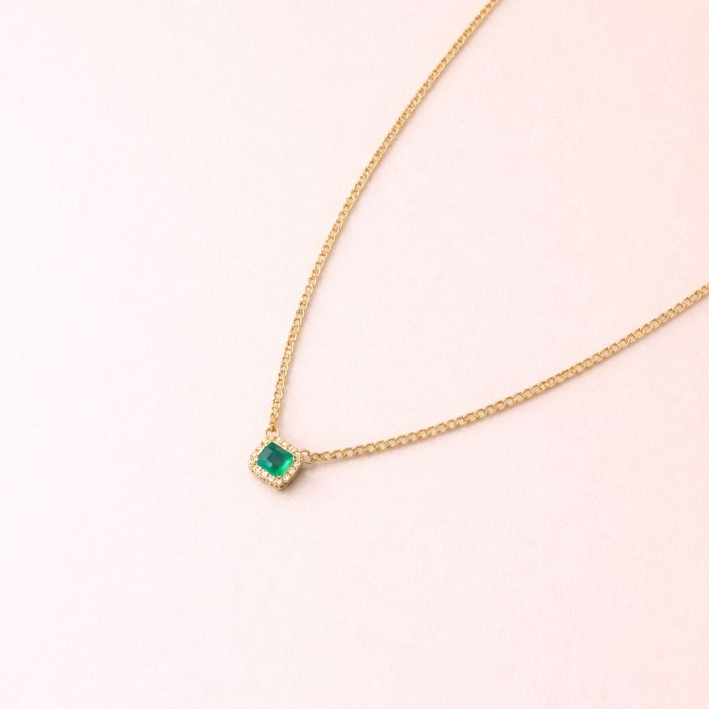 Petite Emerald Necklace