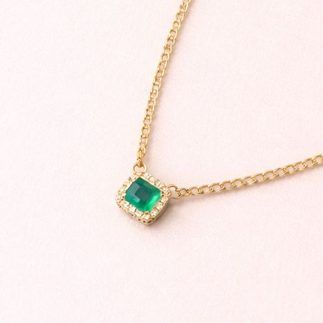 Petite Emerald Necklace