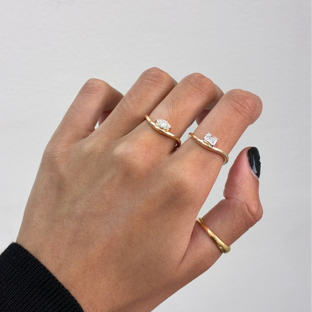 Floating Diamond Ring
