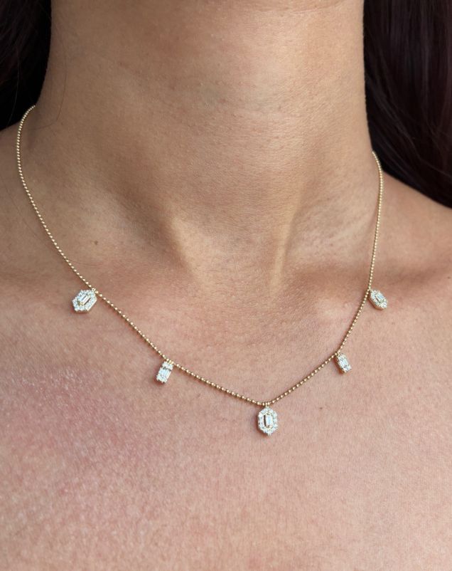 Diamond Hexe Ball Chain