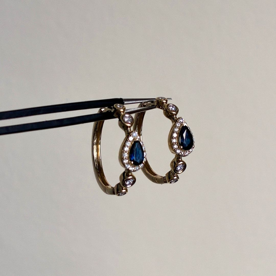 Pear Princess Hoops