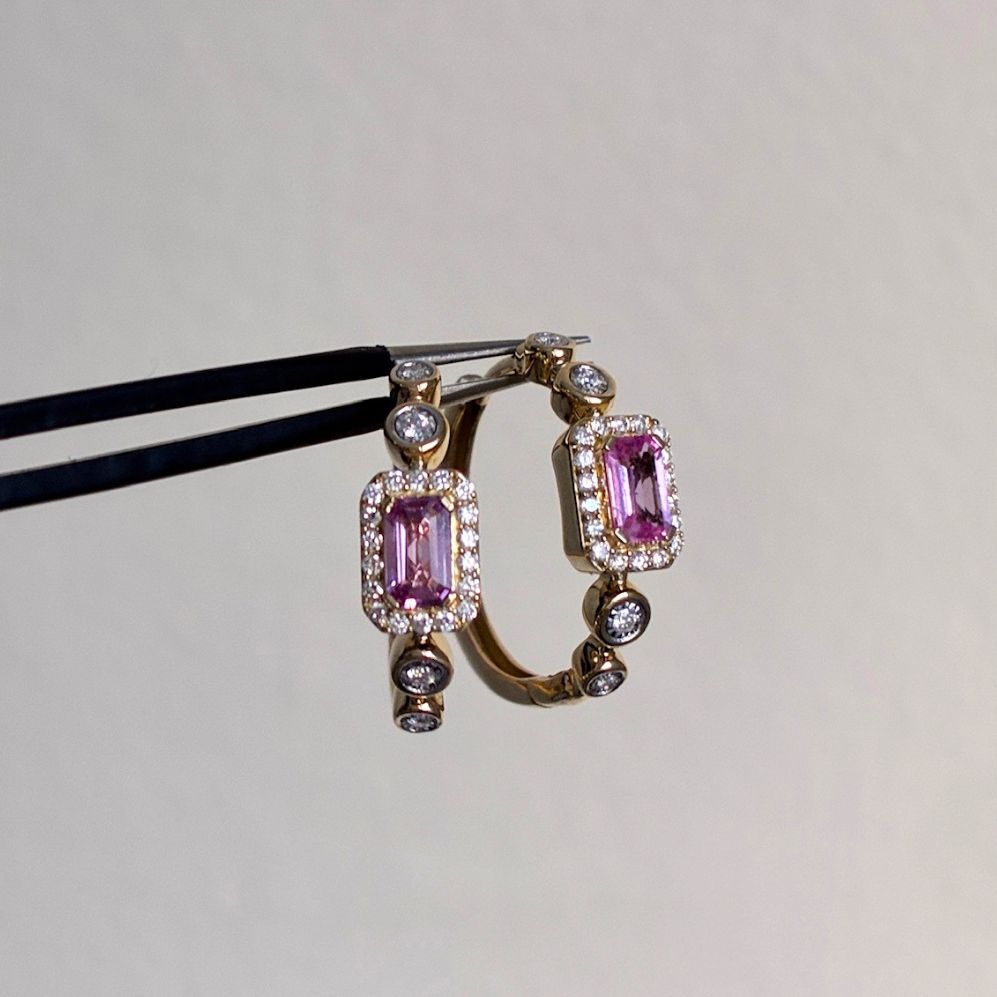 Rectangle Princess Hoops