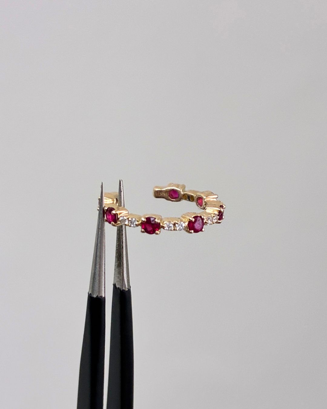 Diamond and Ruby Cuff