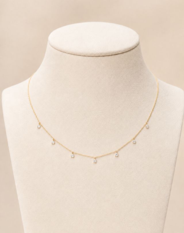 Mini Pierced Diamond Chain