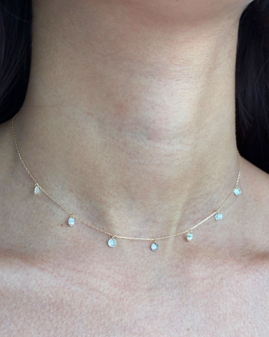 Pierced Diamond Chain